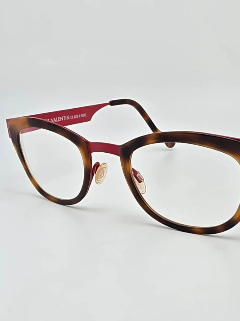 Anne Et Valentin Fairy U78 Havana Matte Red Cat Eye Eyeglasses Frame w Case 45mm